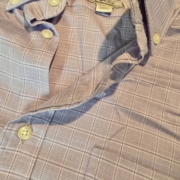 Jos. A. Bank 1905 Purple Checkered Dress Shirt 16 1/2 34/35 - Picture 3 of 3